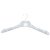 Household Clothes Support Simple Clothing Store Thickened Plastic Non-Slip Suit Rack Widened Clothes Support Hanger Thickened Hangers