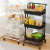 Shelving trolley moved simple kitchen organize shelves living room receive trolley cart