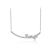 High-End Custom Classic Style Xiangjia Chanel-Style Bow Full Diamond Super Shiny Fairy Necklace Necklace Silver Tassel Ear Studs