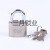 Household lock padlock anti - theft lock dormitory imitation stainless steel lock waterproof, anti - rust open the lock head