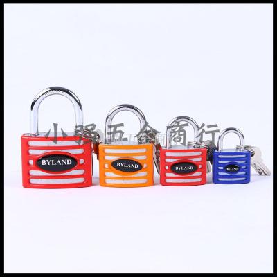 Arc shell lock rust-proof, water-proof and anti-theft door open padlock open multiple locks with one key