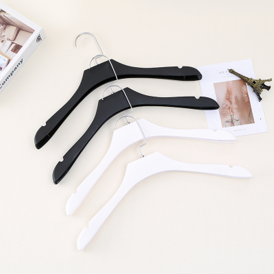 Clothing Store Suit Hanger Wide Shoulders without Marks Clothes Hanger Wardrobe Cabinet Plastic Cloth Rack Adult Clothes Hanger