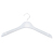 Factory Direct Sales Clothing Store Hanger Wholesale Non-Slip Transparent Plastic Hanger Suit Hanger Clothes Hanger