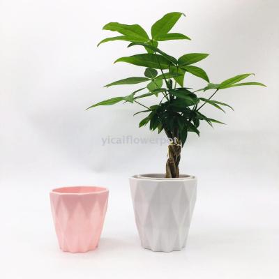 Y1815 imitation flower pot miamine flowerpot plastic flowerpot