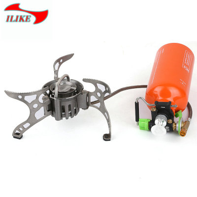 Outdoor Oil and Gas Dual-Purpose Stove Head Portable Diesel Oilstove Gas Stove Multi-Purpose Oilstove BRS-8B for Foreign Trade