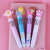 Pink mermaid magic wand bear claw soft sister cute multicolor pen 10 color ballpoint pen 10 color pen 
