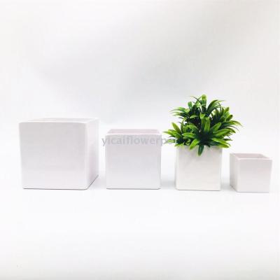 F1810 square column amine flowerpot plastic flowerpot