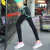 New outdoor running nine minutes Trousers fake two fitness exercise yoga pants Slimming Slim Quick Dry pants