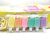 Korean stationery ice cream highlighter 6 color set of mini Popsicle key marker pen children color graffiti pen batch