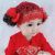 Girl false hair band baby headwear hair net 100 days one year old photo photography cute bow hair accessories wholesale