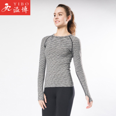 This Dyeing Lady Sport long Sleeve Running Training Outdoor Quick Dry T-shirt female fashion Yoga Gym Dress