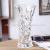 Yuxing Crystal Glass Vase Transparent Simple Aquatic Rich Bamboo Flower Vase Rose Vase Living Room Ornaments Vase