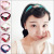 MIZI The new Korean version of women 's headband fashion ins checking fabric floral cross press headband printed headband hair accessories