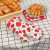 Household kitchen is fashionable and lovely hang neck type cotton and linen Korean men and women wear and wear gloves on their pad set of three