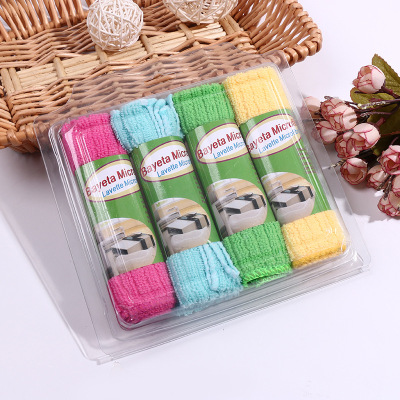 Dishcloth kitchen Dishcloth absorbent household cleaning Dishcloth do not lose hair cleaning force strong washing towels wholesale