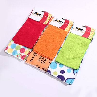 Dust - free dishcloth does not absorb water to drop hair clean area hairless dishcloth design and color various towels do not pick the design and color being to sell