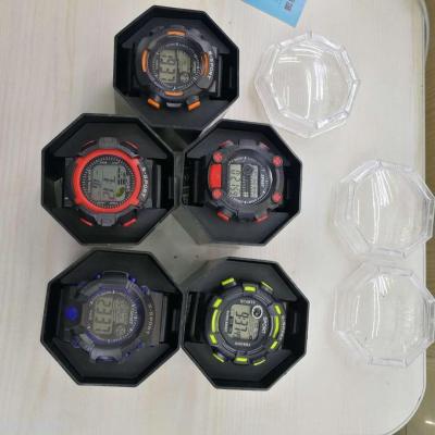 90 Series Colorful Octagon Box Multi-Functional Luminous Waterproof Sports Watch Primary School Junior High School Student Cool Electronic Watch