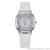 Fashionable hot-selling personality small square set diamond full star leather belt ladies watch elegant quartz watch