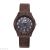 Foreign trade hot style simple Numbers solid color wood grain quartz watches for both men and women belt students watch