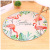 Simple living room carpet printing cushion round sofa tea table cushion of domestic hanging chair bedroom non-slip blanket