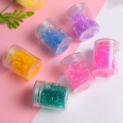 Small bottles of the disposable rubber band children rubber band high elastic rubber band Japan and Chesapeake department boutique gifts gifts