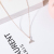 Mermaid tail necklace female clavicle chain 925 silver simple temperament big fish begonia necklace birthday gift sen