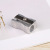 Creative single-hole zinc alloy pencil sharpener mini primary school manual pencil sharpener factory direct sale