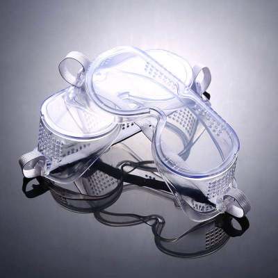 Transparent Goggles Porous Goggles Anti-Dust Anti Spitting Anti-Splash Anti-Impact Eye Mask Anti-Fog Anti-Epidemic Goggles