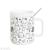 Veg cute cat design lovers ceramic cups also cover spoons female students Korean version of high appearance level mug