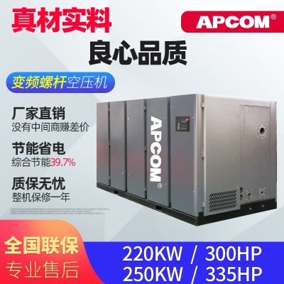 OPEC 220kW Variable Frequency Air Compressor Energy Saving Screw Air Compressor Factory Wholesale Vsd220