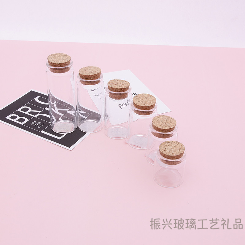 软木塞圆形玻璃瓶菠萝瓶罐子干花创意礼品永生花保存密封罐