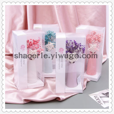 Starry Sky Dried Flower Fragrance Vase Decoration Indoor Lasting Aromatherapy Hotel Lavender Essential Oil Kit