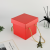 Solid Color Square Portable Corrugated Gift Box Wedding Candies Box Birthday Gift Box Hand Gift Box Snack Box