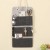Carpet storage hanging bag storage bag dormitory wall hanging bag door simple hanging sundry bags