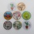 6.5cm highlighter design traceless metal hook creative bright color strong nail-free crystal glue hook nano home stick
