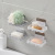 Factory direct no-trace hollow soap box creative no-trace square soap box strong nano wall lavatory soap box