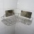 Seamless stainless steel triangle shelf tieyi electroplating corner basket storage rack storage rack taobao goods