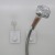 New traceless shower run stick wall type aluminum tube shower stand innovative shower holder nano stick bath hook