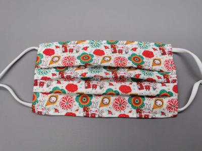 Manufacturer pure cotton imitation cotton printing cloth fashion mask  cotton mask personality protection can be cleaned