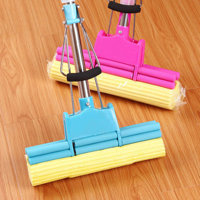 Factory Direct Sales PVA PVA Mop Stainless Steel Folding Mop with Brush