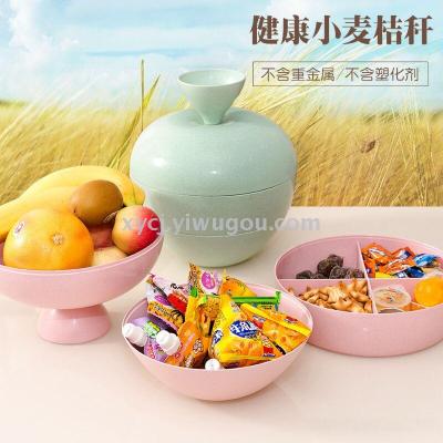 Wheat straw fashion apple candy box dried fruit box creative