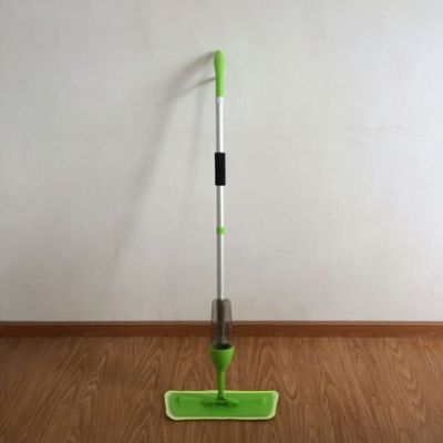Water Spray Mist Spray Mop Flat Plate Wooden Floor Mop Hand Washing Free Mop Mopping Gadget Household Wet and Dry Lazy Aluminum Rod