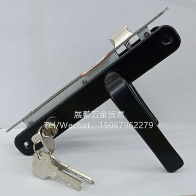 Flat door lock with aluminum door lock window lock