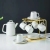 New European Style Coffee Set Drinking Ware Cold Water Pot Set Cup and Saucer Set with Drain Rack Activity Gift