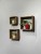 Positive set 3 S / 3 baked color solid wood creative wall rack wall hanging wall rack Nordic wind CQ327
