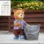 Resin crafts for flower POTS of bears