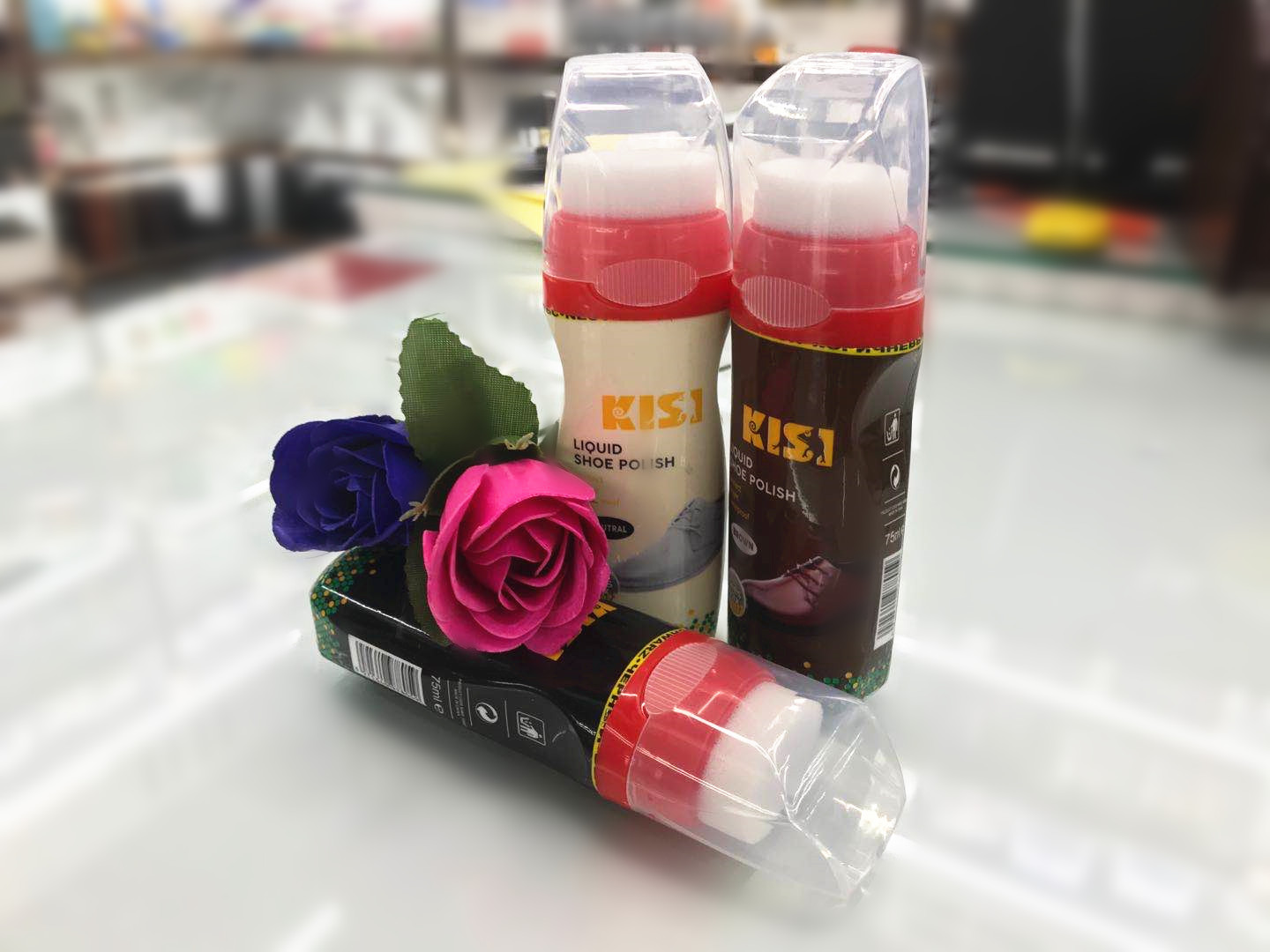 液体鞋油kisi黑色棕色无色皮鞋保养油皮革护理鞋油