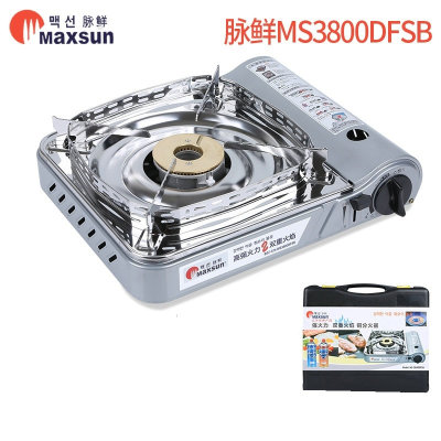 Maixian 3800 Portable Gas Stove Outdoor Windproof Portable Barbecue Stove Camping Gas Gas Stove for Foreign Trade