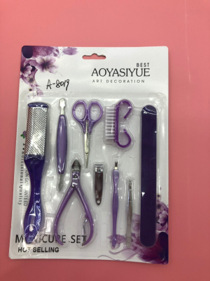 A-8019 beauty kit tool manicure care kit a-8019 beauty kit tool manicure care kit