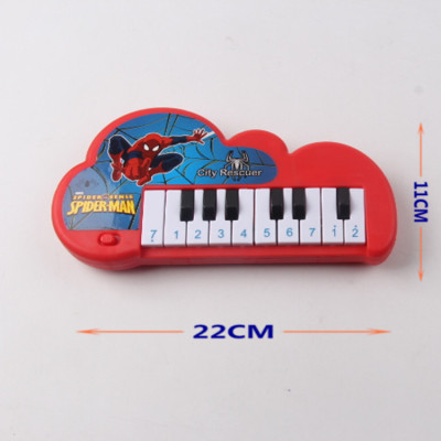 Children's floor market toys wholesale early education toys spider-man electronic organ F24835